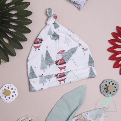 Santa with tree collection (Organic) - 3-6months - Hat
