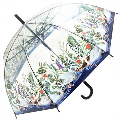 Umbrella - Swan Lake Straight Transparent, Regenschirm, Parapluie, Paraguas