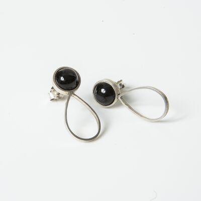 Boucles d'oreilles Black Drop