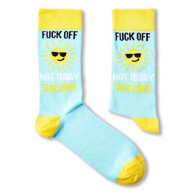 Unisex Not Today Sunshine Socken