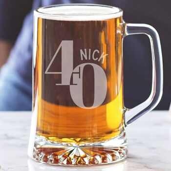 Verre personnalisé 40e anniversaire 2