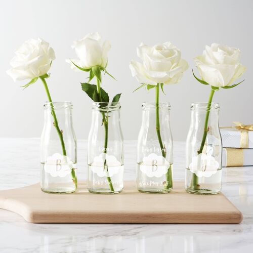 Personalised 'Baby' Clouds Bottle Vases