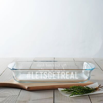 Personalised 'Let’s Get Real' Dish For Mum