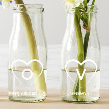Vases personnalisés 'Love' Bottle Bud 2
