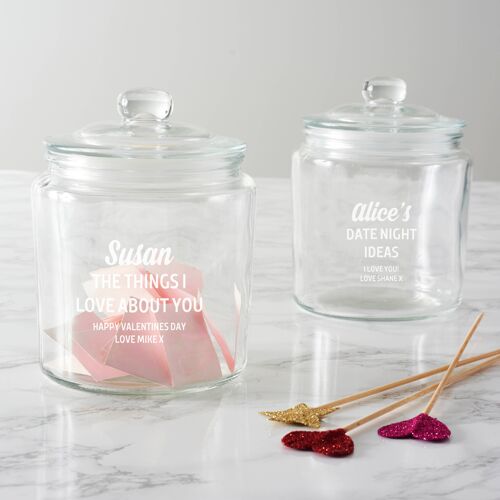 Personalised 'Things I Love About You' Jar