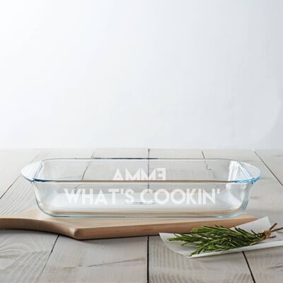Personalised 'What's Cookin'' Glass Dish