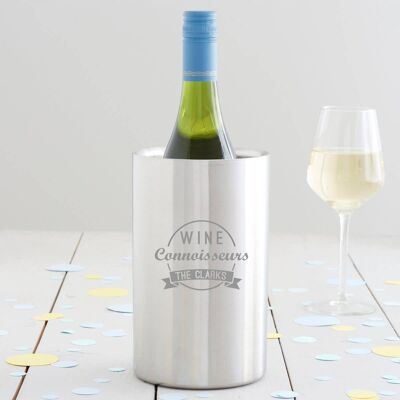 Personalised 'Wine Connoisseurs' Wine Cooler