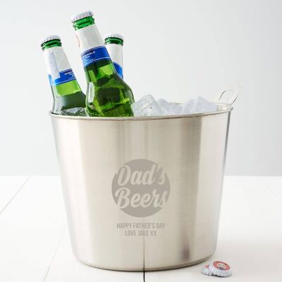 Personalised Beer Bucket For Dad