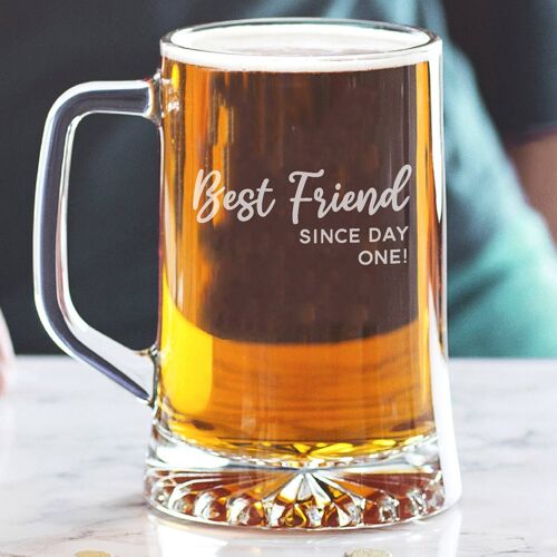 Personalised Best Friend Glass
