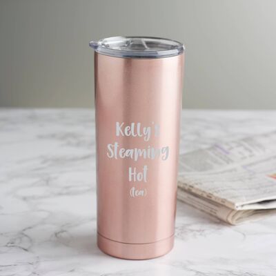 Personalised Cheeky Slogan Travel Cup