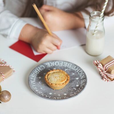 Personalised Christmas Eve Plate For Santa