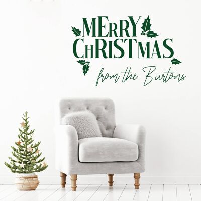 Personalised Christmas Sticker