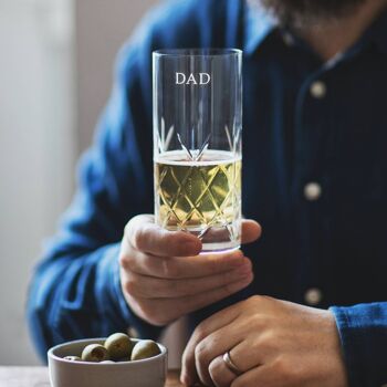 Boule Hi Ball en cristal de verre taillé personnalisé 1