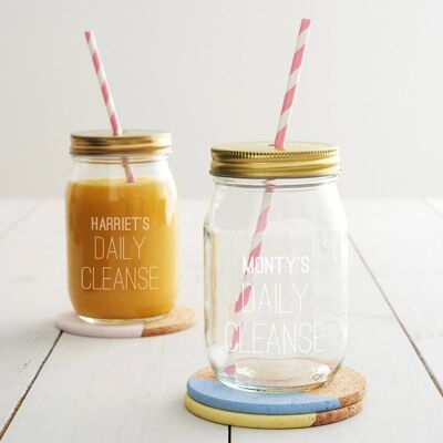 Personalised Daily Cleanse Juice Jar