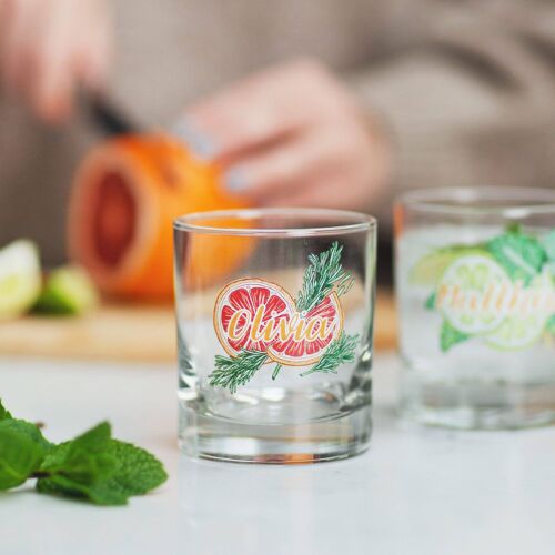 Personalised Drinks Illustration Glass