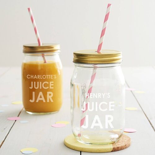 Personalised Juice Jar