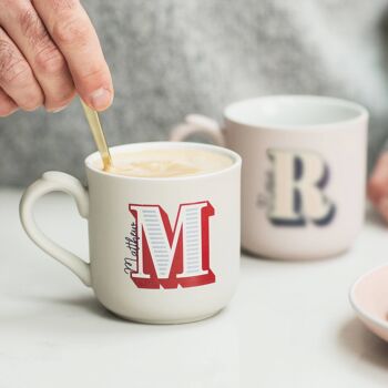 Tasse Alphabet Lettre Personnalisée 2