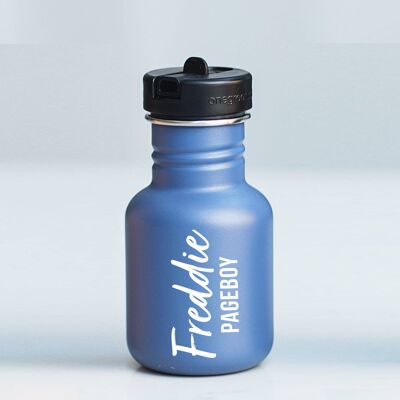 Personalised Pageboy Gift Water Bottle