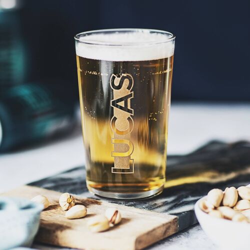 Personalised Pint Glass