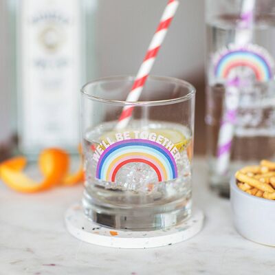 Personalised Rainbow Glass