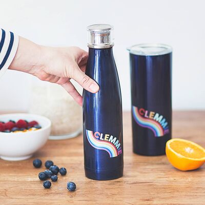 Personalised Rainbow Water Bottle