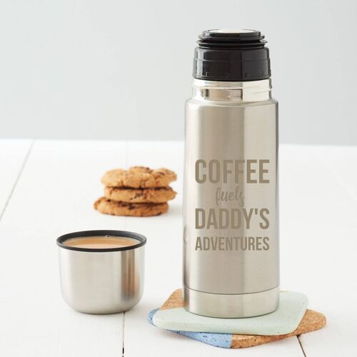 Personalised Steel Flask For Dad