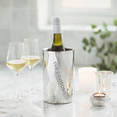 Personalised Swirl Wine Cooler