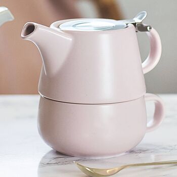 Théière et tasse personnalisées pour une personne 4