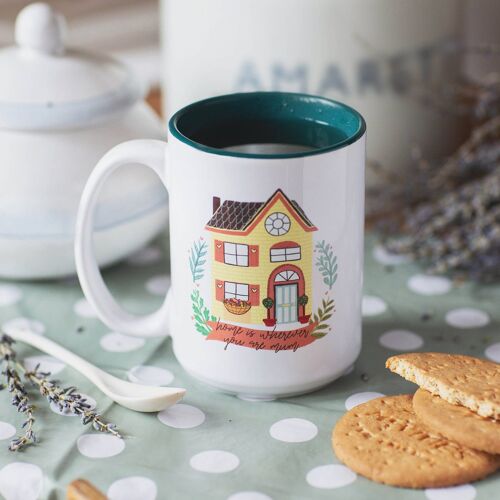 Personalised ‘Home Is Where…’ Mug