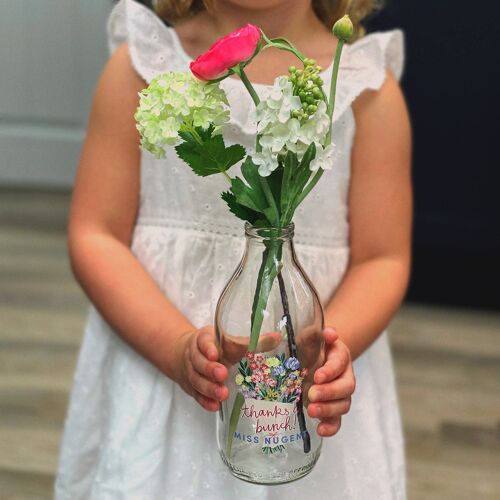 Personalised ‘Thanks A Bunch’ Bottle Vase