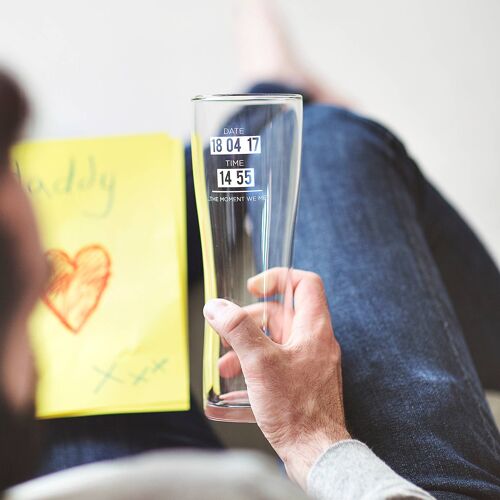 Personalised ‘When You Became A Dad’ Glass