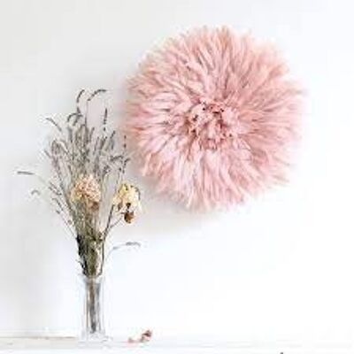 Juju hat rose pale de 60 cm