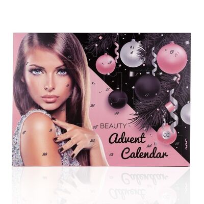 Calendario de adviento cosmética decorativa LADY para mujer, calendario de adviento de maquillaje