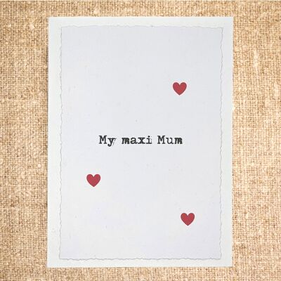 Maxi Mum card