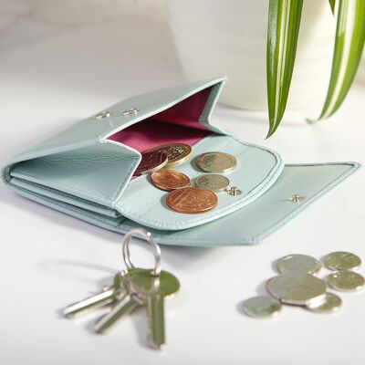 Portman Mini-Geldbörse aus Seeglas