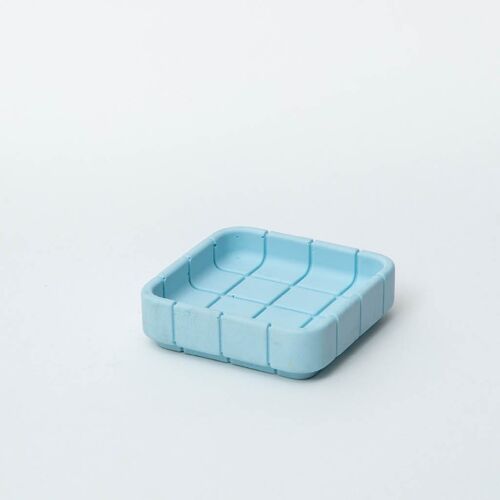 Tile Square Dish - Swimming Pool Blue