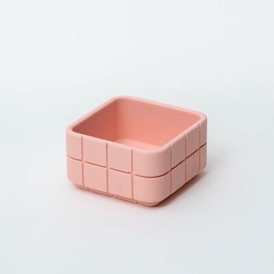 Maceta cuadrada Tile - Miami Pink