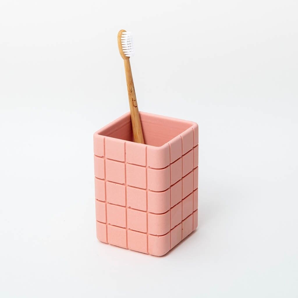 Porte-Brosse à Dents Tile - Rose Miami