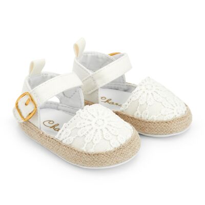 Chaussures bébé ivoire Z-B362