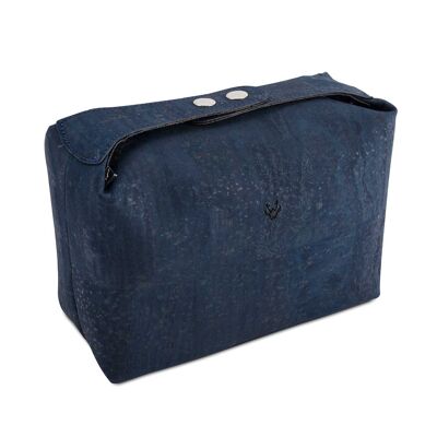 Cork Wash Bag in Blue