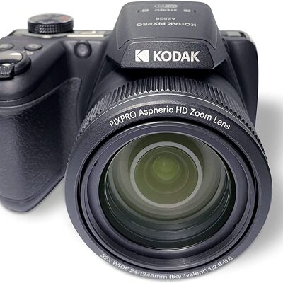 KODAK Pixpro AZ528 16-MP-Digital-Bridge-Kamera – Schwarz – Schwarz – 1920 x 1080p