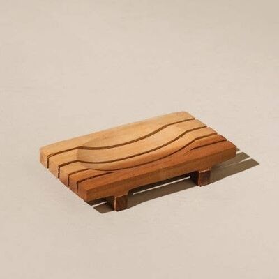 Wooden soap tray