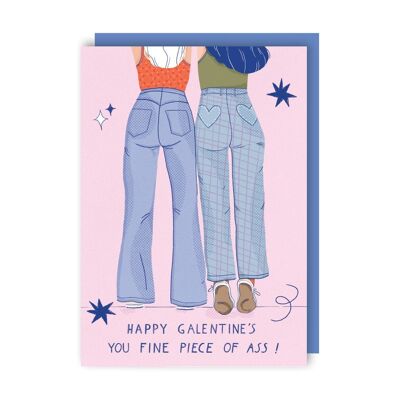 Fine Piece of Ass Galentines Card pack of 6