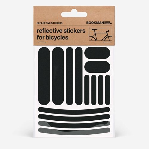 Reflective Stickers Strips Black
