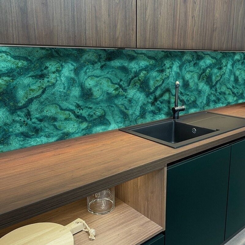 KRAKEN alzatina cucina L90 x H70cm fondo cappa