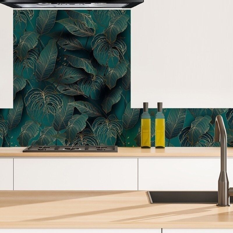 FOLIAGE alzatina cucina L90 x H70cm fondo cappa