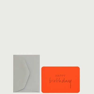 MINI CARD + HAPPY BIRTHDAY ENVELOPE Gold