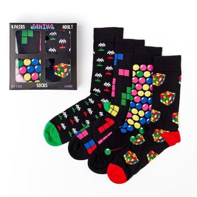 Unisex Retro Arcade Socks