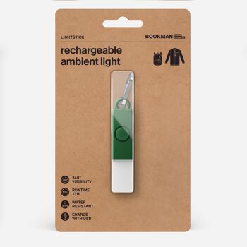 Lumière d'ambiance rechargeable - Zipper Lightstick Vert