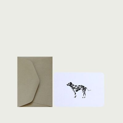 Mini carte + enveloppe dalmatien